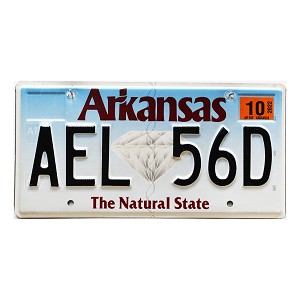 2022 Arkansas License Plate #AEL56D