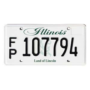 2022 Illinois Fleet License Plate #107794