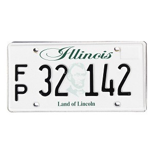 2022 Illinois Fleet License Plate #32142