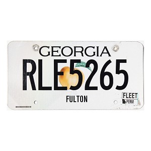 2023 Georgia Fleet License Plate #RLE5265