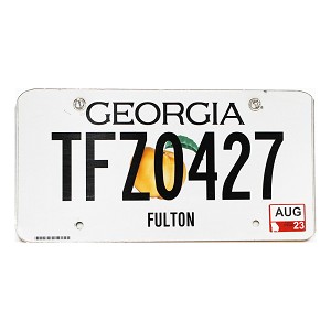 2023 Georgia License Plate #TFZ0427