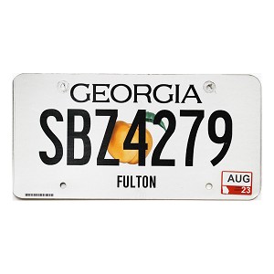 2023 Georgia License Plate #SBZ4279