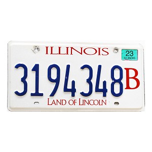 2023 Illinois Truck License Plate #3194348B