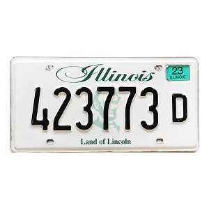 2023 Illinois Truck License Plate #423773D