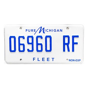 2023 Michigan Fleet License Plate #06960RF