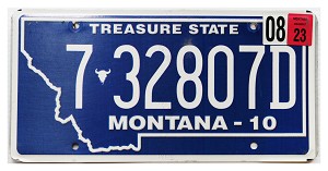 2023 Montana License Plate #732807D