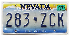 2023 Nevada License Plate #283ZCK