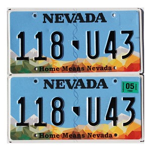 2023 Nevada License Plates Pair #118U43