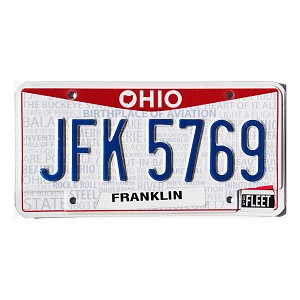 2023 Ohio Fleet License Plate #JFK5769