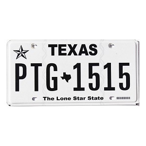 2023 Texas License Plate #PTG1515