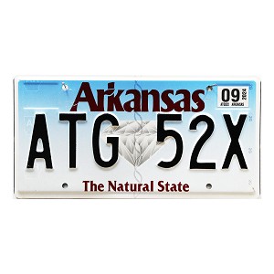 2024 Arkansas License Plate #ATG52X