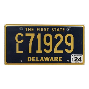 2024 Delaware CL License Plate #71929