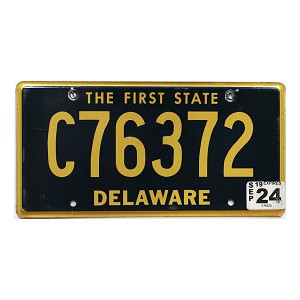 2024 Delaware C License Plate #76372