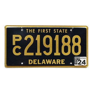 2024 Delaware PC License Plate #219188