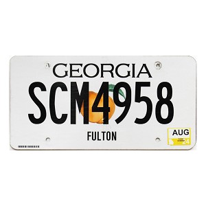 2024 Georgia License Plate #SCM4958