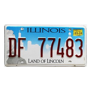 2024 Illinois License Plate #DF77483