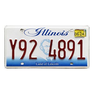 2024 Illinois License Plate #Y924891