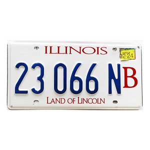 2024 Illinois Truck License Plate #23066NB