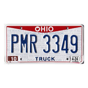 2024 Ohio Truck License Plate #PMR3349