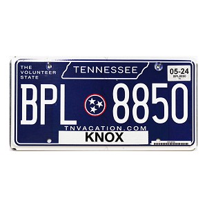 2024 Tennessee License Plate #BPL8850