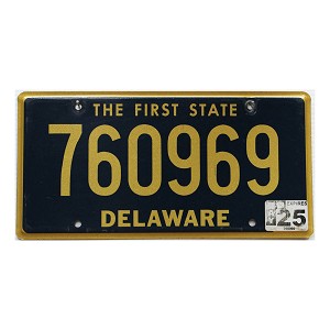 2025 Delaware License Plate #760969