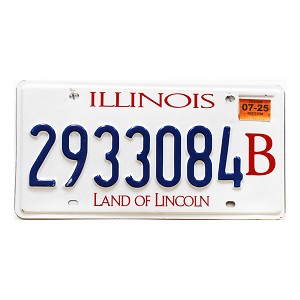 2025 Illinois Truck License Plate #2933084B