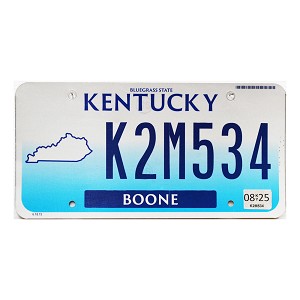 2025 Kentucky License Plate #F2M534
