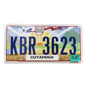 2025 Ohio Fleet License Plate #KBR3623