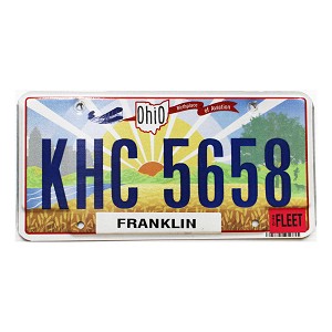 2025 Ohio Fleet License Plate #KHC5658