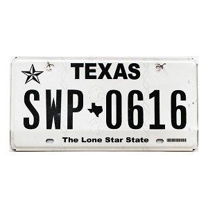 2025 Texas License Plate #SWP0616