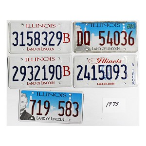 Wholesale License Plates Bulk Lot #1975