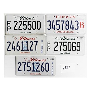 Wholesale License Plates Bulk Lot #1987