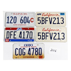 License Plates For Sale Bulk Lot #2116