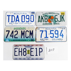 License Plates For Sale Bulk Lot #2117