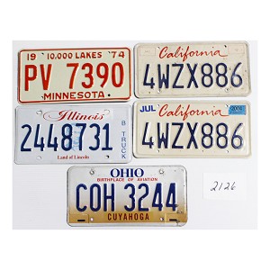License Plates For Sale Bulk Lot #2126