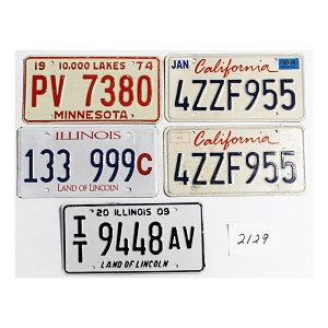 License Plates For Sale Bulk Lot #2129