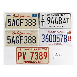 License Plates For Sale Bulk Lot #2130