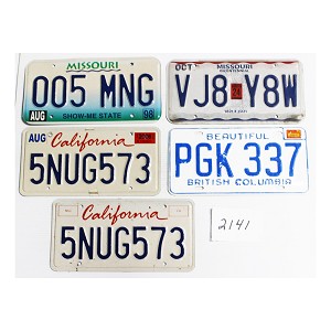 License Plates For Sale Bulk Lot #2141