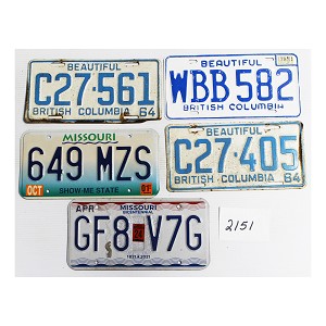 License Plates For Sale Bulk Lot #2151