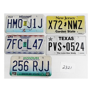License Plates For Sale Bulk Lot #2321