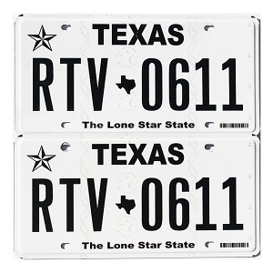 Texas License Plates
