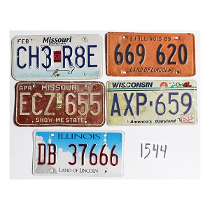 Shop License Plates Bulk Lot #1544