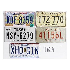 Shop License Plates Bulk Lot #1624