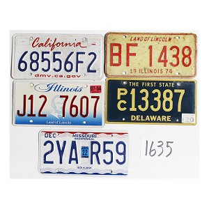 Shop License Plates Bulk Lot #1635